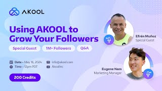 Using AKOOL to Grow Your Followers