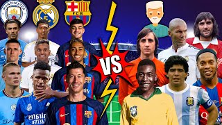 Legendary VS🔥 2024 Best Teams 🆚 Old Football Legends 🏆😱(Pele, Maradona, Ronaldinho)