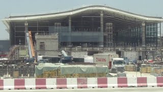 Hamad International Airport Doha, "D" Gate & "E" Gate expansion during June 2024.