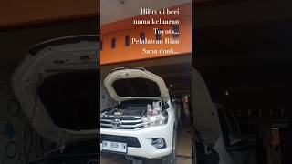 Hilux Toyota mesin bandel tenaga gahar...mobil putih viral #onepiece #story #anime #toyota #motivasi