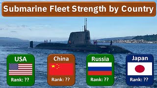 Submarine Fleet Strength by Country | Top 45 Countries Compared