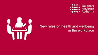 New rules on health and wellbeing in the workplace