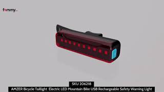 AMZER Rechargeable LED Safety Warning Taillight