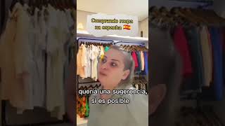 Comprando roupa na Espanha