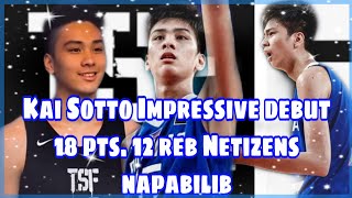 Kai Sotto joined The Skill Factory TSF, Debut game vs IMG