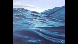 #47. Ocean Waves - Acrylic on Canvas