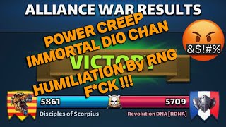 Disciples of Scorpius DOS vs Revolution DNA [RDNA]- Jul 18 Savaş ⚔️ Empires and Puzzles Alliance War