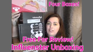 Influenster Unboxing | Four Boxes! | Free For Review