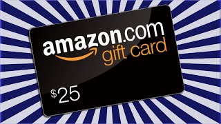 25$ Amazon Giftcard Giveaway! 200 subs! *Closed*