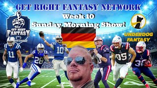 Week 10 Sunday Morning Show with *Live* Q&A | GRFN Ep. 218