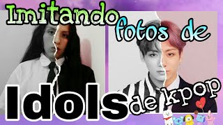 Imitando fotos de idolos de kpop