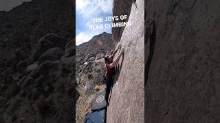 The Joys Of Slab Climbing #shorts #climbing #bouldering