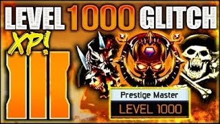 BLACK OPS 3 XP GLITCH LEVEL 1000 GLITCH !!