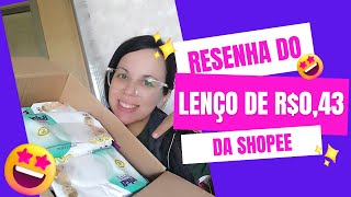 PAGUEI R$0,43 POR LENÇO NA SHOPEE | BABY FREE O NÚMERO 1° MAIS VENDIDO E BARATINHO DA SHOPEE