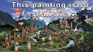 This painting is so realistic Heroes 3