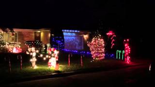 Christmas Lights Orama Display at our house Christmas 2015