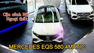 Cận cảnh chi tiết Nội thất, Ngoại thất xe điện Mercedes EQS 580 4Matic mới 2024