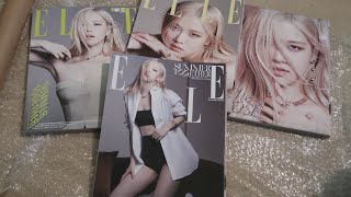 BLACKPINK ROSÉ ELLE KOREA JUNE 2022 COVER A,C,D,E UNBOXING/REVIEW