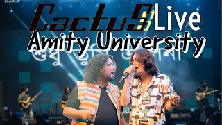 আমিত্তি অমৃত | বহু বছর বাদে আমিত্তি খেলাম | Cactuss Live at Amity University | Concert Vlog