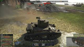 War Thunder Arcade Battles - M2A4 9 Kills