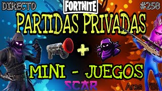 🎄PARTIDAS PRIVADAS FORTNITE | BATALLA DE OUTFITS | SCRIMS | SIMON DICE | #258 ARES 786 🎄