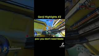 blade is just a cooldown bait anyway #overwatch #overwatchclips #console #genji #highlights #ranked