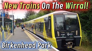 Trains at Birkenhead Park | Merseyrail Class 507, Class 508 and Class 777 (28th August 2023)