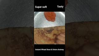 Instant Dosa & Onion chutney #Must try recipe #10 min ದೋಸೆ #దోస #shorts #youtubeshorts