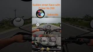 Street Race with Pulser Ns200 | Himalayan #himalayan #pulserlover #pulserns200 #royalenfield #ns200