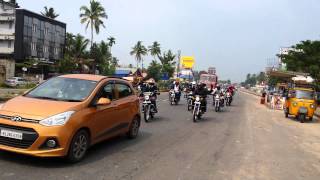 2 stroke fever 2014 ride from kochi to alapuzha.