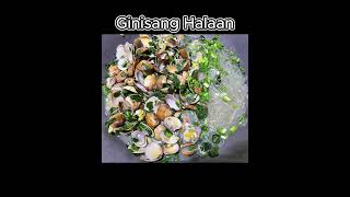 Ginisang Halaan Menu