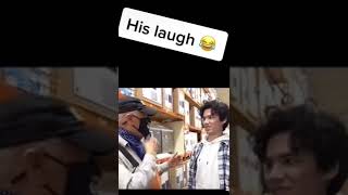 Why he gotta laugh like that😂