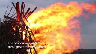 National Trust beacon lit in Bath