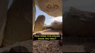 Using a 432 Hz tuning fork inside a 5,000 year old dolmen. How does this sound make you feel? 🌀