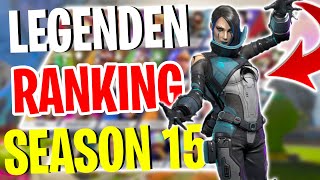 BESTE Legende in Season 15? Ranking SCHLECHTESTE bis BESTE Legende | Apex Legends Deutsch