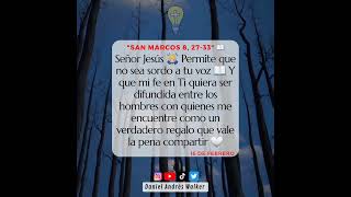 COMPARTE ✝️ Jueves 16 de Febrero - Oración del día: "san Marcos 8, 27-33" 🙏🏼❤ #viral #shorts #short