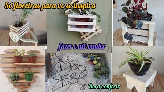 Só floreiras idéias de Artesanato com madeira pra vc se inspira #diy #artesanato