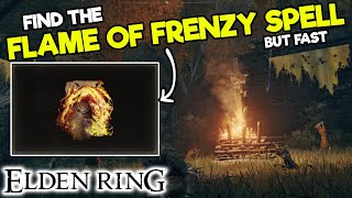 How to get THE FLAME OF FRENZY SPELL in Elden Ring - Exact Map Location - Find Rare Items Fast