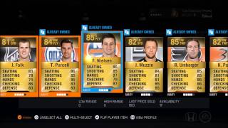 NHL 15 HUT │ Player Premium Pack Openings (TOTW Player Pull)