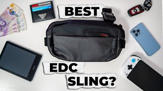 Best Sling Bag For EDC & Handheld Gaming?! Tomtoc Minimalist Sling Review..