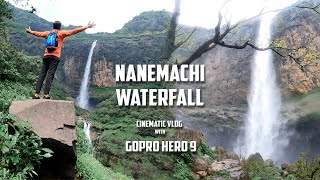 Nanemachi waterfall | Highest waterfall I have ever seen | 410 ft | GoPro 9 cinematic travel video