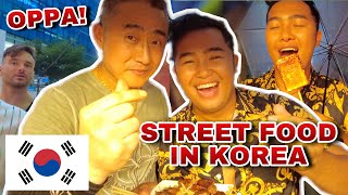 EXPLORING THE NIGHT MARKET STREET FOOD SOUTH KOREA!