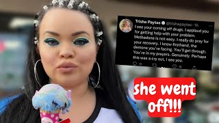 Trisha Paytas RIPS hater to shreds! Jeff Wittek confirms he's SUING David Dobrik