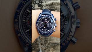 omega speedmaster blue side of the moon  aventurine