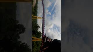 Apollo's Chariot 4K POV Busch Gardens Williamsburg #amusementpark #shorts #rollercoaster