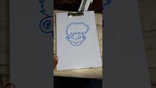 boy drawing easy trick🔥#funny #shorts