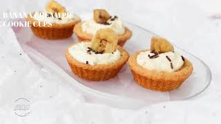 BANANA CREAM PIE COOKIE CUPS