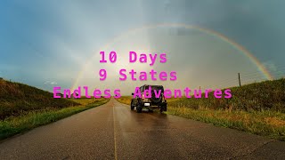 10 Day Road trip Western US