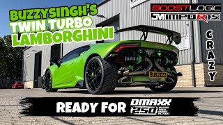 BUZZYSINGHS Twin Turbo Lamborghini Project Ready for DMAXX250 **CRAZY** (Teaser)