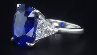 9 07ct Royal Blue Sapp Ring